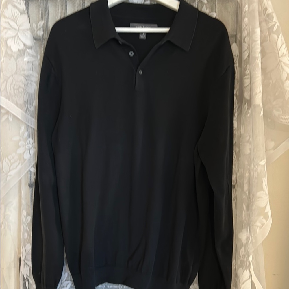 Black Croft and Barrow Long Sleeve pullover! EUC